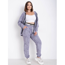 1548-60 світло-сірий жіночий спортивний костюм (5'TH AVENUE, турецька двонитка, з гумкою на штанах, 4 од. розміри напівбатал: 50. 52. 54. 56)