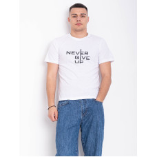 1902-10 біла чоловіча футболка (YOLA, принт, турецький бавовна, 5 од. розміри норма: M. L. XL. 2XL. 3XL)