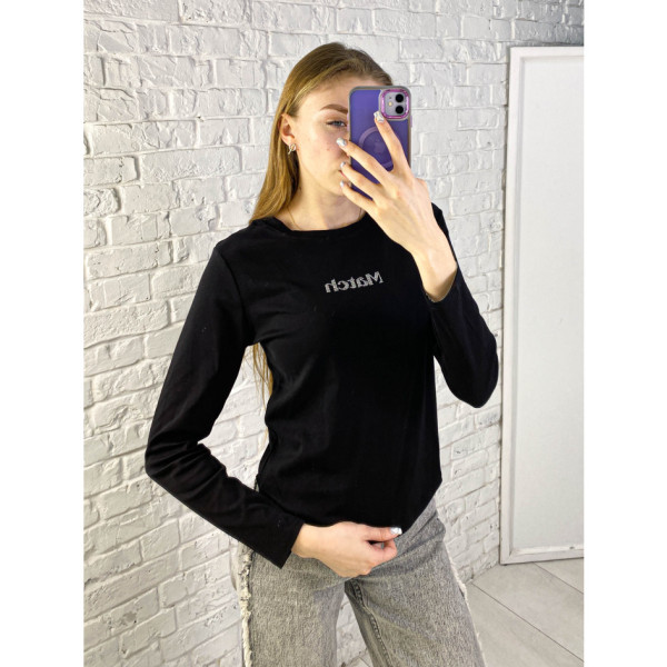 0203-99 мікс квітів жіночий лонгслів (бамбук, 4 од. універсальний розмір норми: 42-48)