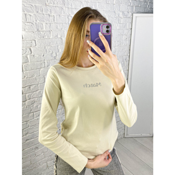 0203-99 мікс квітів жіночий лонгслів (бамбук, 4 од. універсальний розмір норми: 42-48)