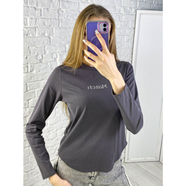 0203-99 мікс квітів жіночий лонгслів (бамбук, 4 од. універсальний розмір норми: 42-48)