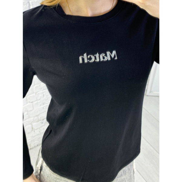 0203-99 мікс квітів жіночий лонгслів (бамбук, 4 од. універсальний розмір норми: 42-48)