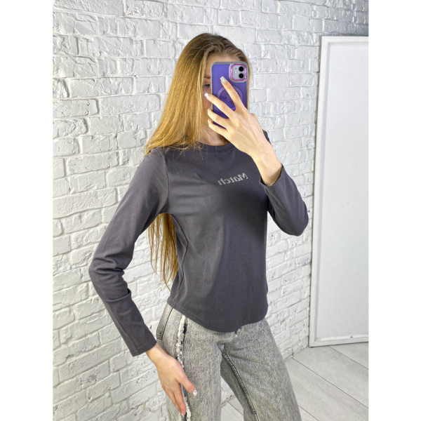 0203-99 мікс квітів жіночий лонгслів (бамбук, 4 од. універсальний розмір норми: 42-48)