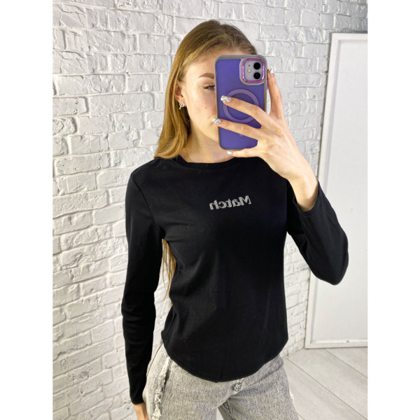 0203-99 мікс квітів жіночий лонгслів (бамбук, 4 од. універсальний розмір норми: 42-48)