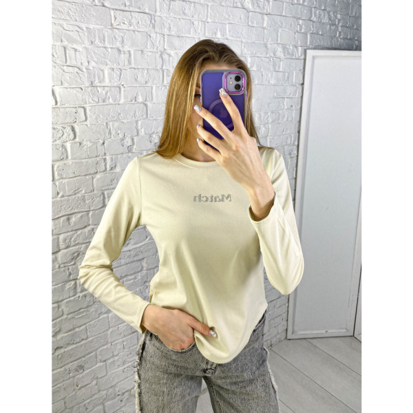 0203-99 мікс квітів жіночий лонгслів (бамбук, 4 од. універсальний розмір норми: 42-48)