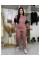19400-23 темно-розовый женский спортивный косюм (SARA, трикотаж, 2 ед. размеры полубатал: 46/48, 50/52)