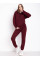 0530-99 БОРДОВЫЙ 5`th Avenue спортивный костюм женский из турецкой двунитки (3 ед. размеры : 42.44.46) демисезон