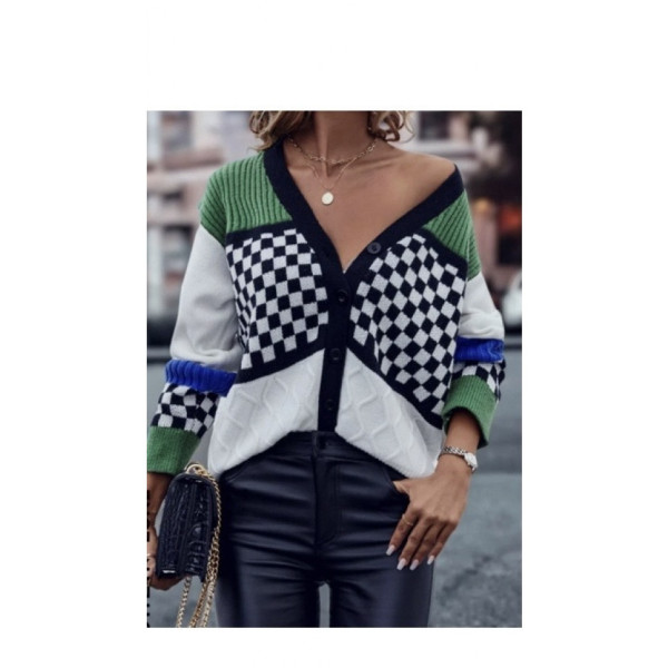 11869 # УТОЧНЯЙТЕ КОЛІР ПІД ЧАС ЗАМОВЛЕННЯ жіноча кофта (кашемір, 5 од. універсальний напівбатальний розмір: 46-48) видача наступного дня