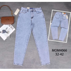 4066* блакитні жіночі джинси мом (VIDASION, 6 од. розміри батал: 32. 34. 36. 38. 40. 42) видача наступного дня