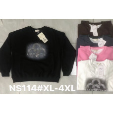 0114# вибір кольору жіночий светр (бавовна, 4 од., розміри напівбатал: 44,46,48,50) видача наступного дня