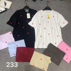 0233# мікс квітів жіноча футболка (95% бавовна, 12 од., розміри оверсайз) видача наступного дня