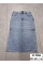 0558# блакитна жіноча джинсова спідниця (стрейч-коттон, 6 од., розміри батал: 32-42) видача наступного дня