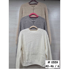 0559* мікс кольорів жіночий велюровий светр oversize (6 од., розміри норма: 40-46) видача наступного дня