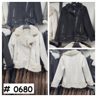 0680* выбор цвета женская дубленка, oversize, экомех (6 ед, размеры норма: S-L) выдача на следующий день