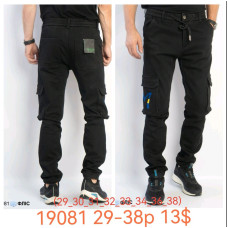 19081* чоловічі джинси на флісі (8 од., розміри норма: 29-38) видача наступного дня