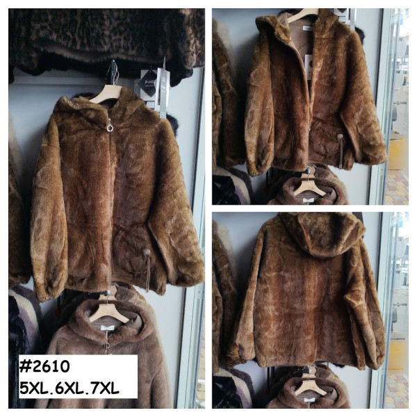 2610* светло коричневая женская шубка (3 ед, размеры батал: 5XL. 6XL. 7XL) выдача на следующий день
