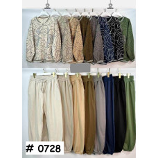 0728# мікс кольорів жіночий костюм з камінням (Kiss Me, 10 од., розміри батал: 2XL-4XL) видача наступного дня