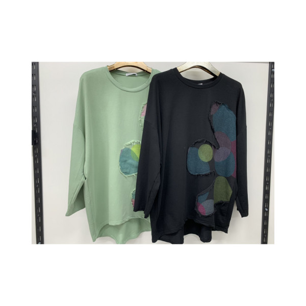 56467* мікс квітів трикотажний жіночий светр (10 од., розміри батал: 3XL-6XL) видача наступного дня