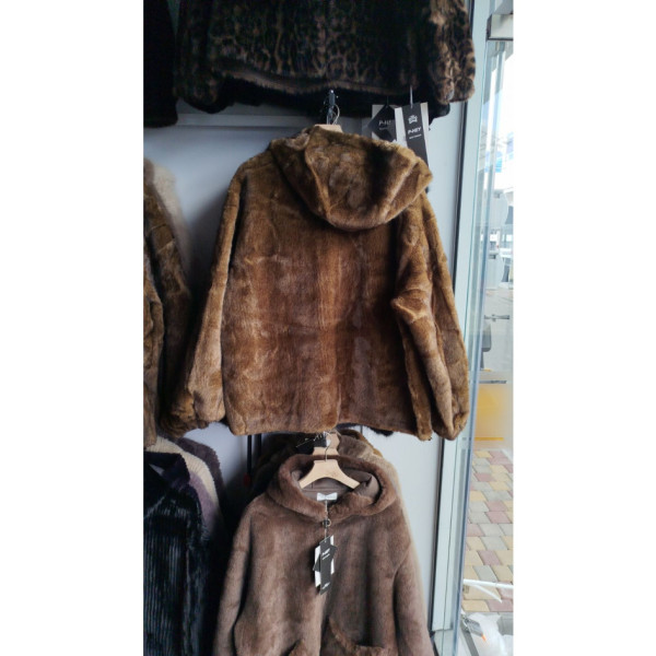 2610* светло коричневая женская шубка (3 ед, размеры батал: 5XL. 6XL. 7XL) выдача на следующий день