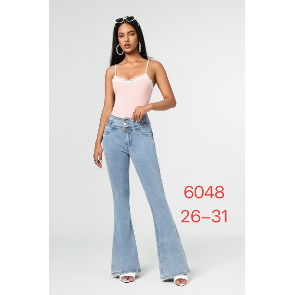 6048# голубые женские стрейчевые джинсы New Jeans (6 ед, размеры норма: 26-31) выдача на следующий день