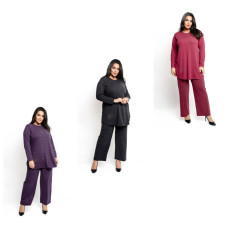 1357# мікс кольорів жіноча туніка (кашемір-віскоза 95%, лікра 5%, 6 од., розміри батал: XL. 2XL. 3XL) видача наступного дня