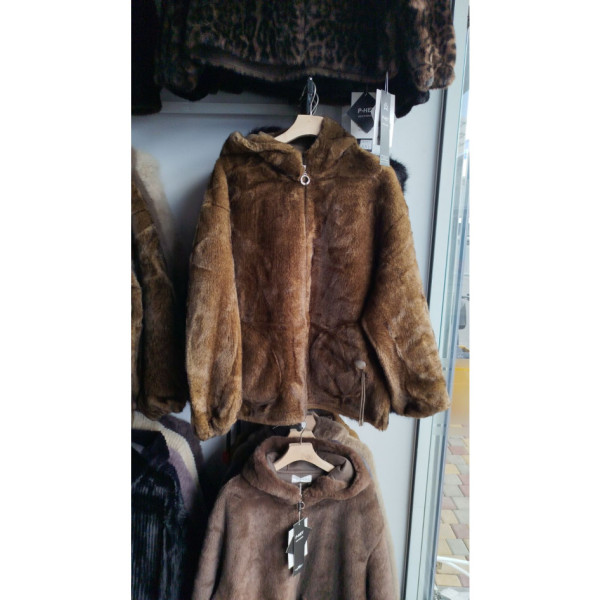 2610* светло коричневая женская шубка (3 ед, размеры батал: 5XL. 6XL. 7XL) выдача на следующий день