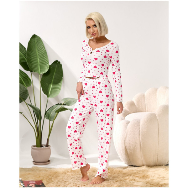 0447# выбор цвета женская пижама (вискоза, рубчик, 5 ед, размеры норма: S-XL) выдача на следующий день