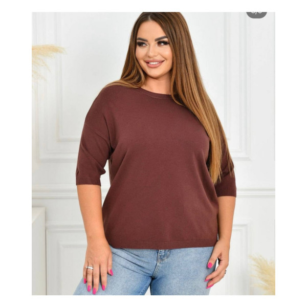 24053# мікс кольорів жіночий светр американка (6 од., розміри батал: 52-56) видача наступного дня