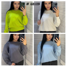 68109* мікс кольорів жіночий светр (6 од., розміри норма-напівбатал: M-XL універсальний) видача наступного дня