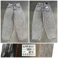 0088# серые женские джинсы (Relucky, коттон, 6 ед, размеры норма: 25-30) выдача на следующий день Relucky