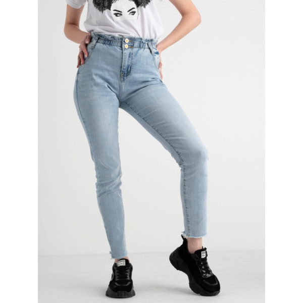 0641-6 / голубые женские джинсы (New Jeans, стрейчевые, 6ед. размеры норма: 25. 26. 27, 28, 28, 28) New Jeans