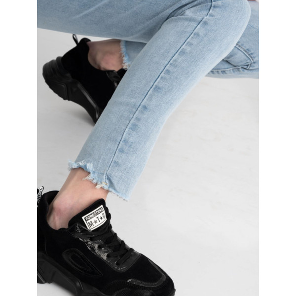 0641-6 / голубые женские джинсы (New Jeans, стрейчевые, 6ед. размеры норма: 25. 26. 27, 28, 28, 28) New Jeans