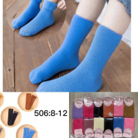 0506* на хутрі мікс забарвлень підліткові термошкарпетки (на 8-12 років, 12 од.) видача наступного дня DIYA