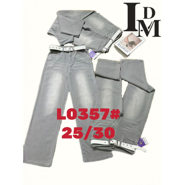 0357# серые женские джинсы (LDM, 6 ед, размеры норма: 25-30) выдача на следующий день Джинсы