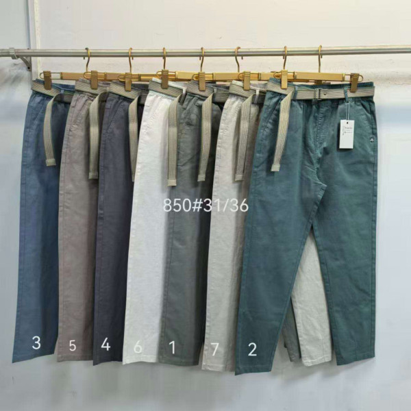0850# выбор цвета женские брюки (лён, 6 ед, размеры батал: 31-36) выдача на следующий день Брюки