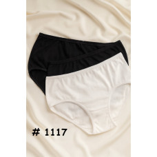 1117# микс цветов женские трусы (хлопок, 12 ед, размеры батал) выдача на следующий день Трусы