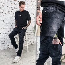 5112-2 / темно-серые мужские джинсы (By Crisson, 2ед. размеры батал: 44, 44) Шорты