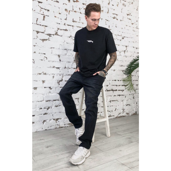 5112-2 / темно-серые мужские джинсы (By Crisson, 2ед. размеры батал: 44, 44) Шорты