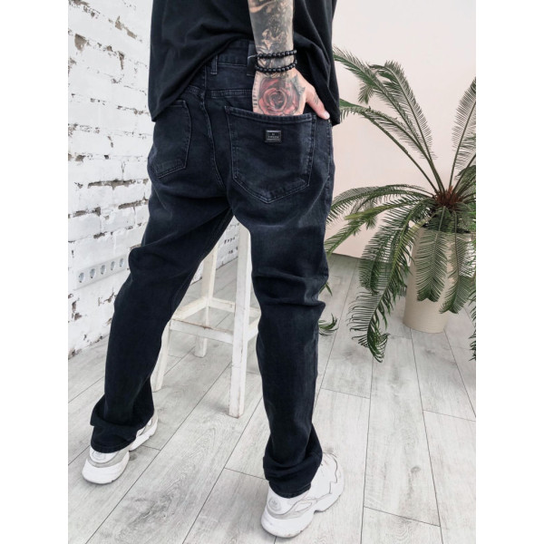 5112-2 / темно-серые мужские джинсы (By Crisson, 2ед. размеры батал: 44, 44) Шорты