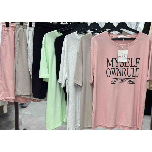 3805# выбор цвета женская футболка (4 ед, размеры норма: M-L оверсайз) выдача на следующий день Футболка