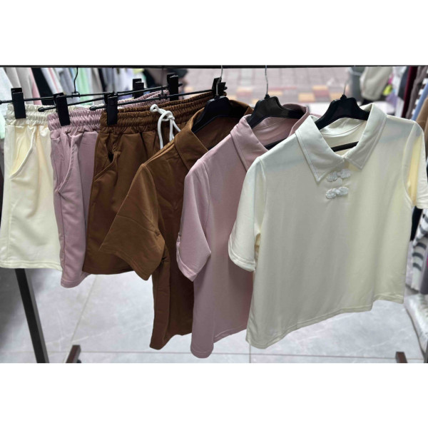 3814# выбор цвета женский костюм (3 ед, размеры норма: M-L оверсайз) выдача на следующий день Костюм