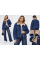 0055 * Жіноча джинсова куртка на хутрі New Jeans синя (1165704)
