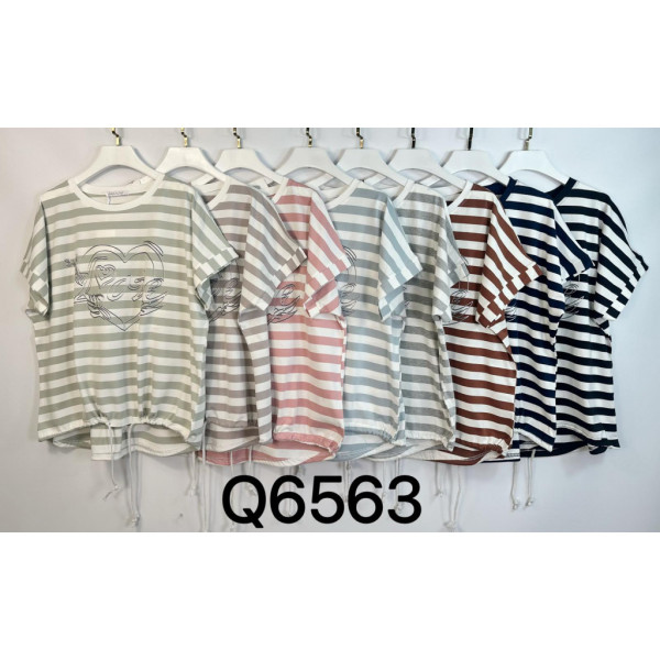 6563# микс цветов женская футболка (Kiss me, 10 ед, размеры батал: 2XL-4XL) выдача на следующий день Kiss me