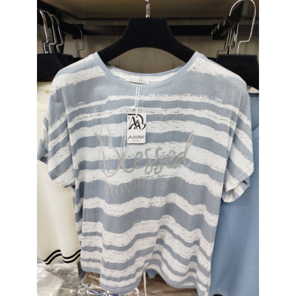 7216# микс цветов женская футболка (хлопок, 20 ед, размеры батал: 2XL/3XL универсальный) выдача на следующий день Kiss me