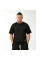0212-1# черный мужской спортивны костюм двойка, oversize (хлопок+эластан, 4 ед, размеры норма: л, хл, 2хл, 3хл) выдача на следующий день Костюм двойка