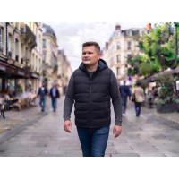 Чоловіча жилетка на синтепоні синя (1164871)