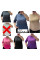 25107# микс цветов женская футболка oversize (95% коттон, 6 ед, размеры полубатал: 46-52, 52-58) выдача на следующий день Футболка