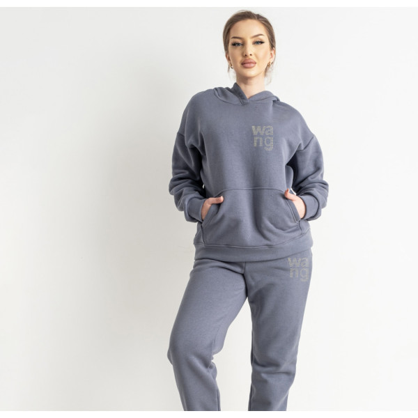 8759-60 Жіночий спортивний костюм Fashion світло-сірий (1140706)