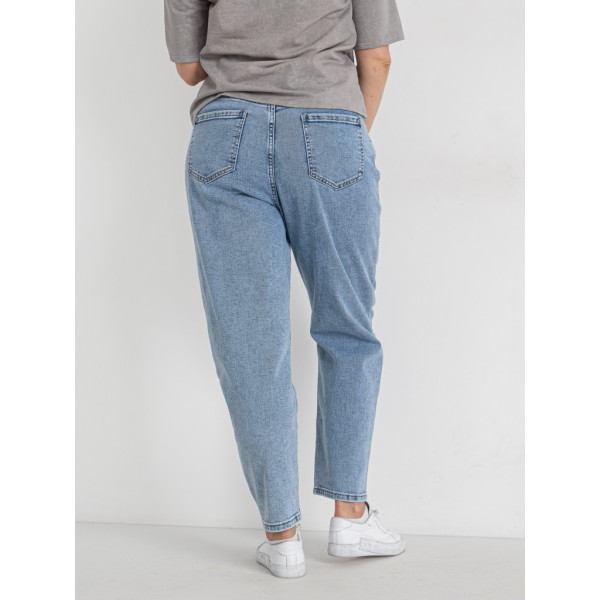 0730-5 / голубые женские джинсы (LADY N, стрейчевые, 5 ед. размеры батал: 31. 31. 31. 31, 32) Джинсы