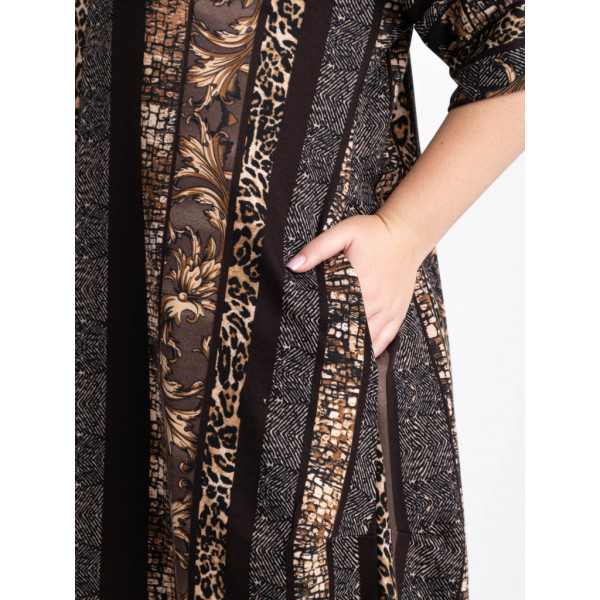 16520-91 женское платье (SARA, принт, трикотаж, 2 ед. размеры батал:54. 56) Sara